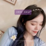 Diadema vintage de flores ,Accesorio de cabello estilo coreano